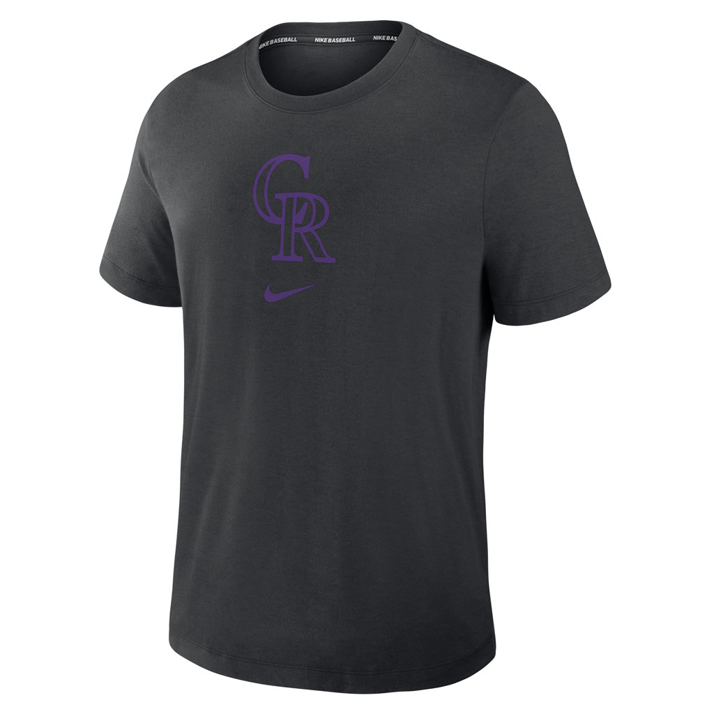 MLB Colorado Rockies Nike 2025 Early Work T-Shirt - Black