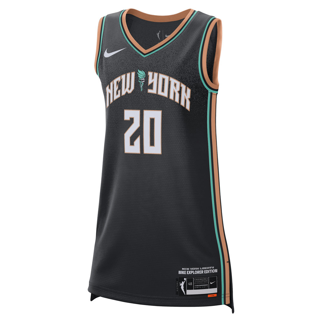 WNBA New York Liberty Sabrina Ionescu Nike Explorer Victory Jersey - Black