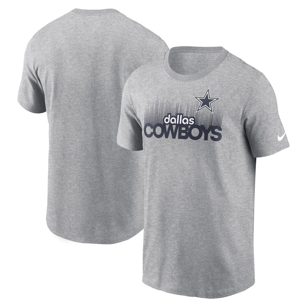 NFL Dallas Cowboys Nike Local Essential T-Shirt - Heather Gray