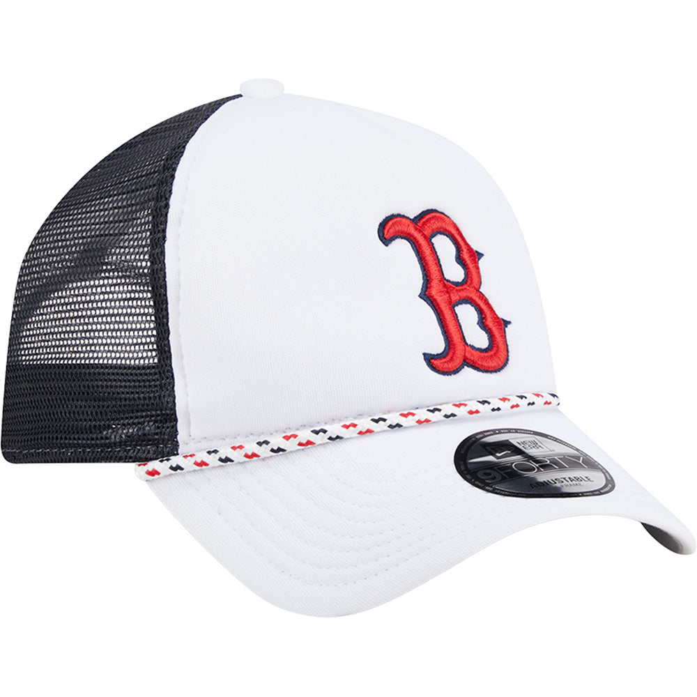MLB Boston Red Sox New Era Court Sport 9FORTY A-Frame Adjustable Hat