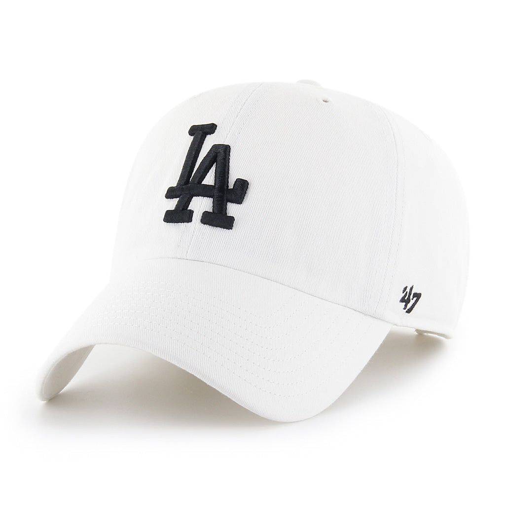 MLB Los Angeles Dodgers '47 White & Black Clean Up Hat - White