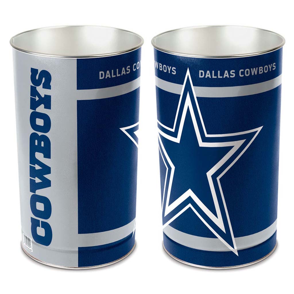 NFL Dallas Cowboys WinCraft Garbage Can