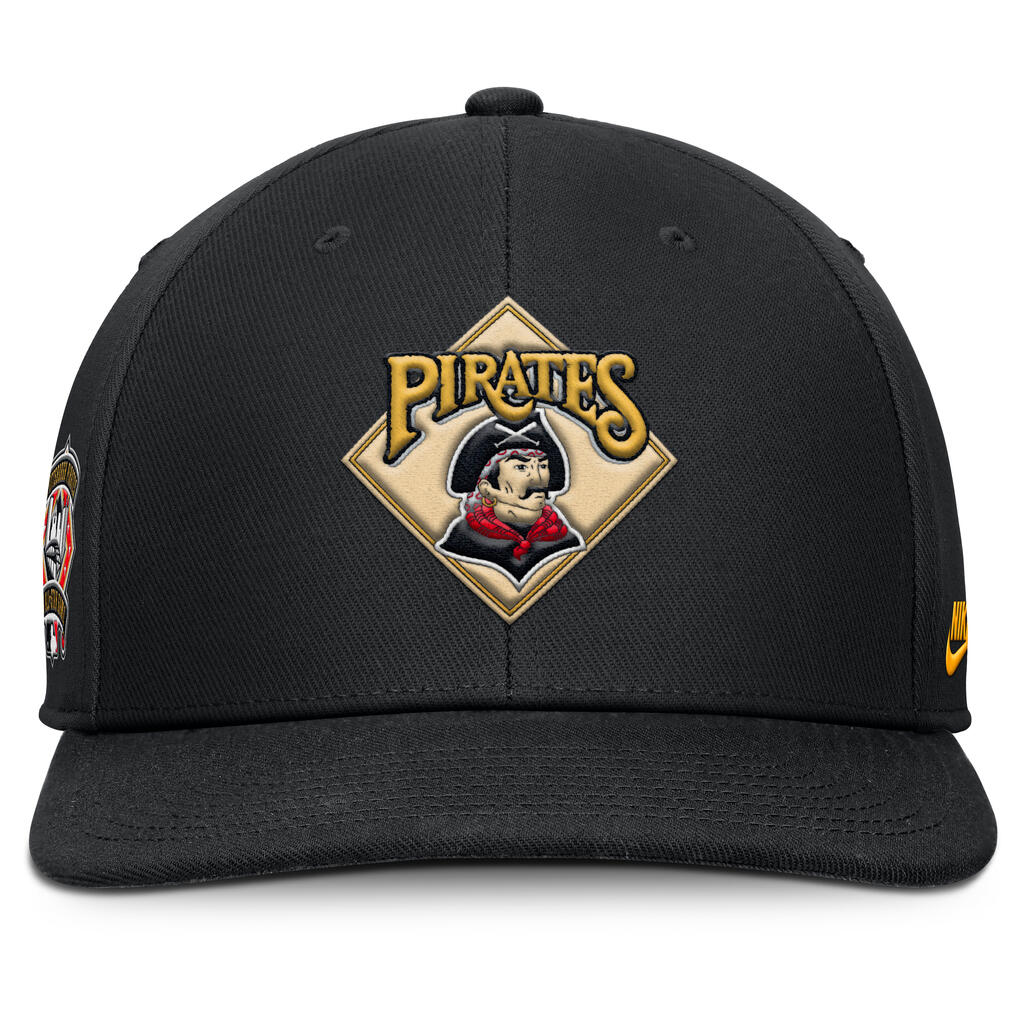 MLB Pittsburgh Pirates Nike Coopertsown Dri-Fit Snapback Hat - Black
