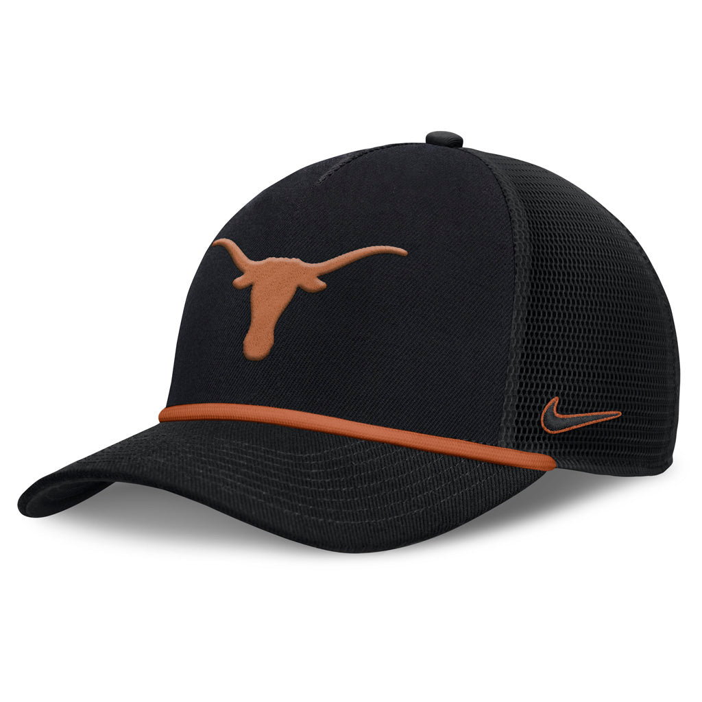 NCAA Texas Longhorns Nike Primary Logo Snapback Trucker Hat - Black