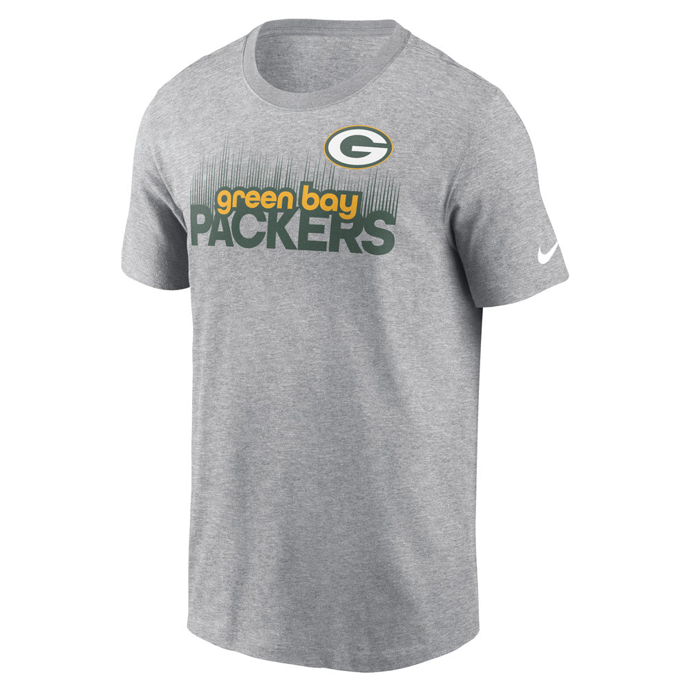 NFL Green Bay Packers Nike Local Essential T-Shirt - Heather Gray