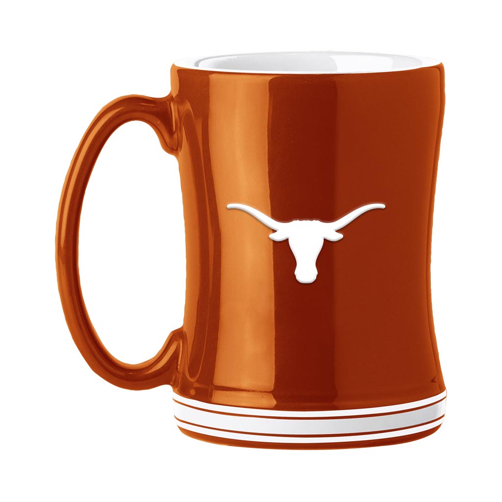 NCAA Texas Longhorns Logo Brands Relief Mug - Orange