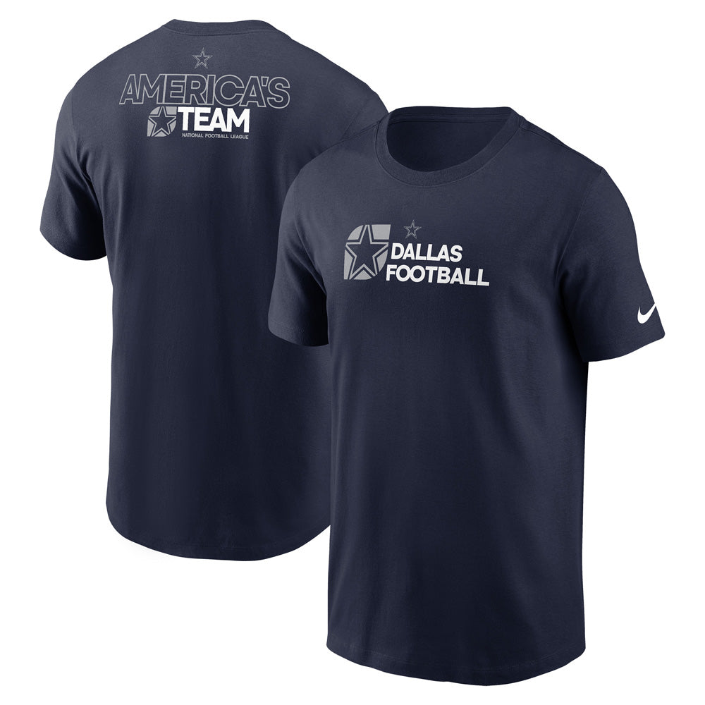 NFL Dallas Cowboys Slogan Essential T-Shirt - Navy