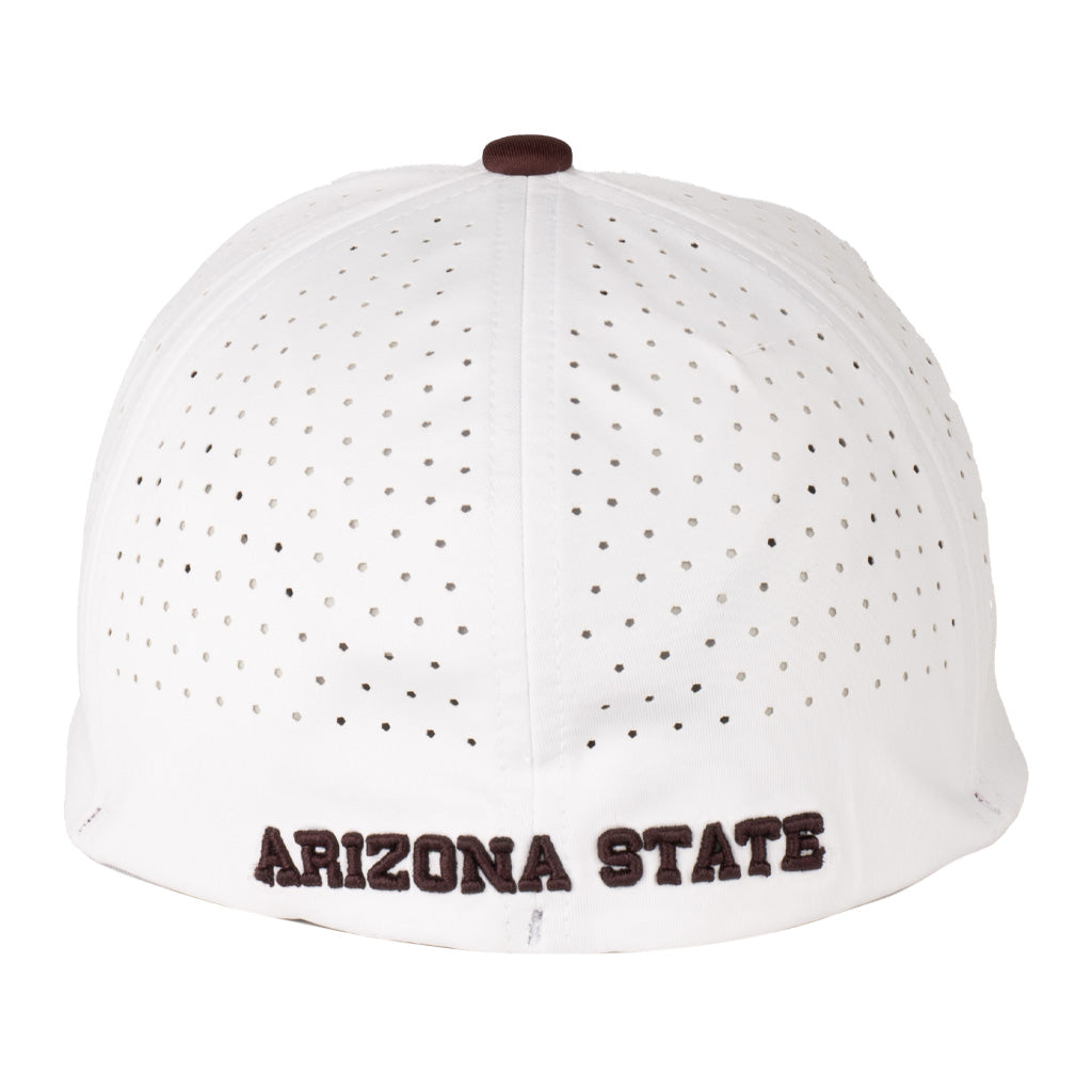 NCAA Arizona State Sun Devils CapX Advent X5 Flex Fit Hat - White