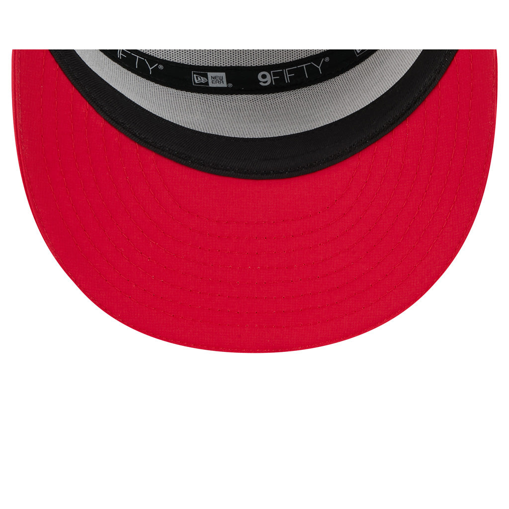 NFL Kansas City Chiefs New Era 2025 Training 9FIFTY Split Panel Snapback Hat - White