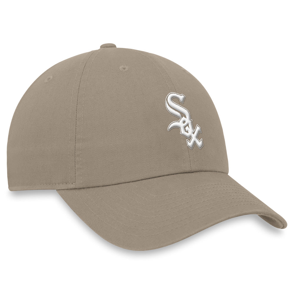 MLB Chicago White Sox Nike White Logo Adjustable Hat - Tan