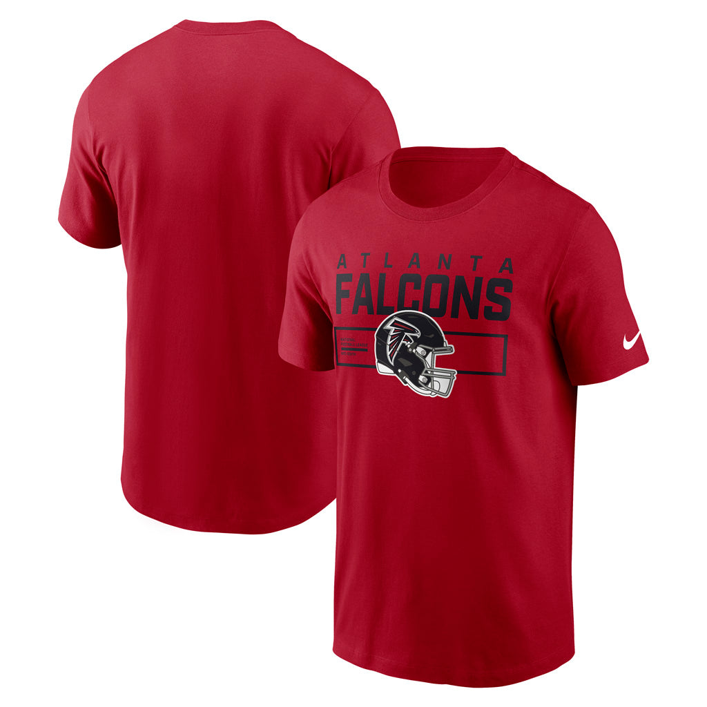 NFL Atlanta Falcons Nike Helmet Essential T-Shirt - Red