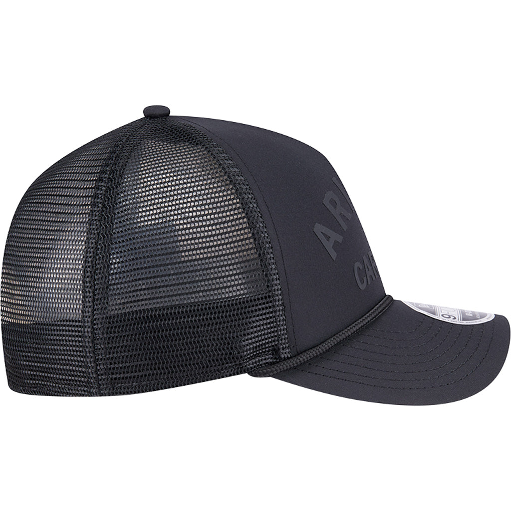 NFL Arizona Cardinals New Era Minimalist 9FORTY M-Crown Snapback Trucker Hat - Black