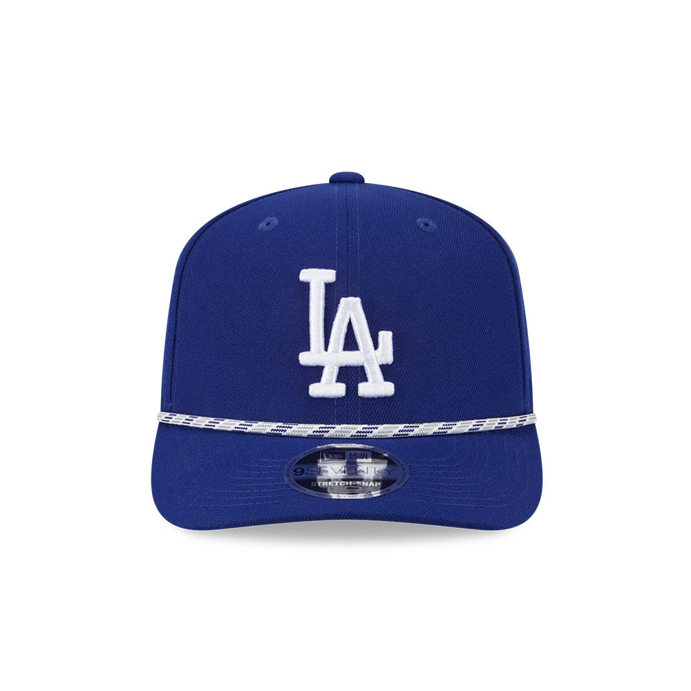 MLB Los Angeles Dodgers New Era Multicolor Rope 9SEVENTY Stretch-Snapback Hat - Blue