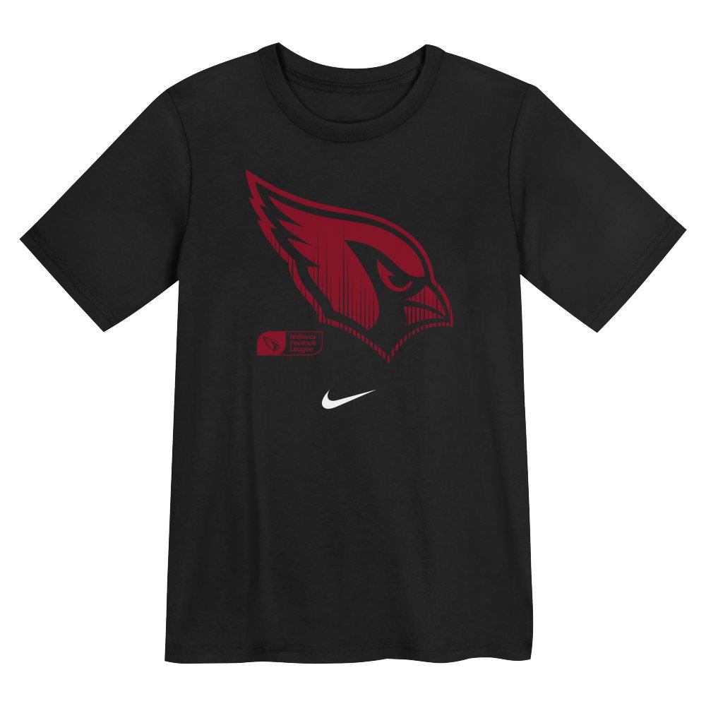 NFL Arizona Cardinals Youth Nike Faded Essential T-Shirt - Black