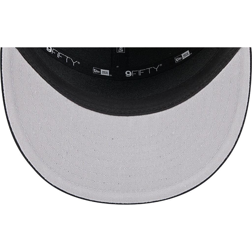 NFL Arizona Cardinals Cotton Canvas 9FIFTY Split Panel Snapback Hat - Black