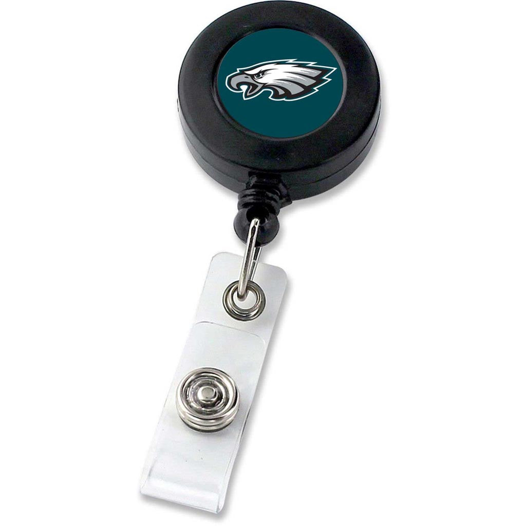 NFL Philadelphia Eagles Aminco Badge Reel - Black