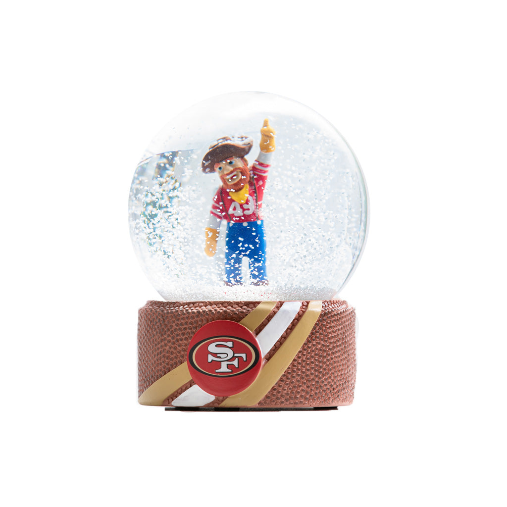 NFL San Francisco 49ers Evergreen Glass Water Globe