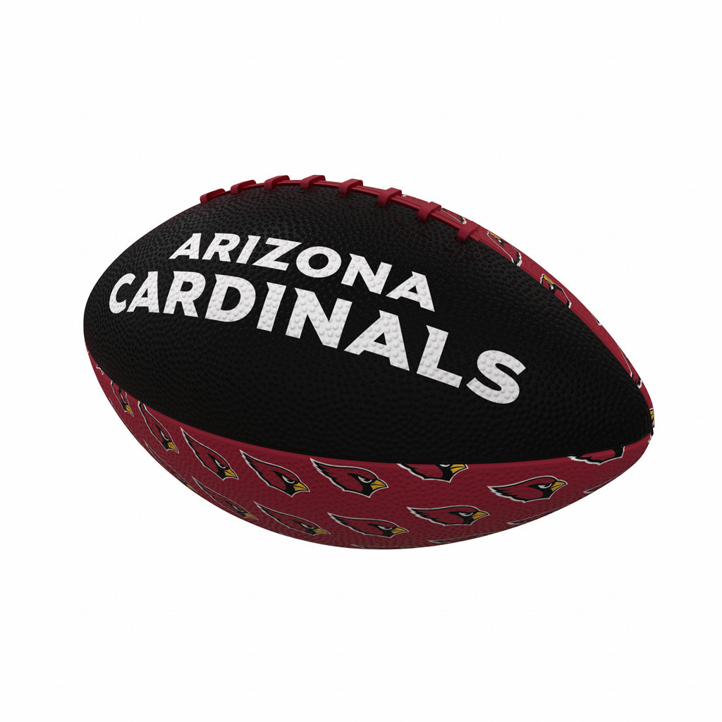 NFL Arizona Cardinals Logo Brands Mini Rubber Football