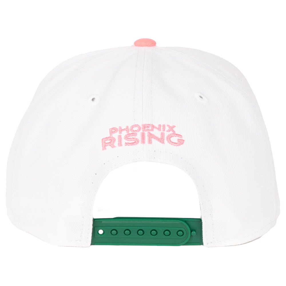 Phoenix Rising New Era Desert Rose 9FIFTY Snapback Hat - White