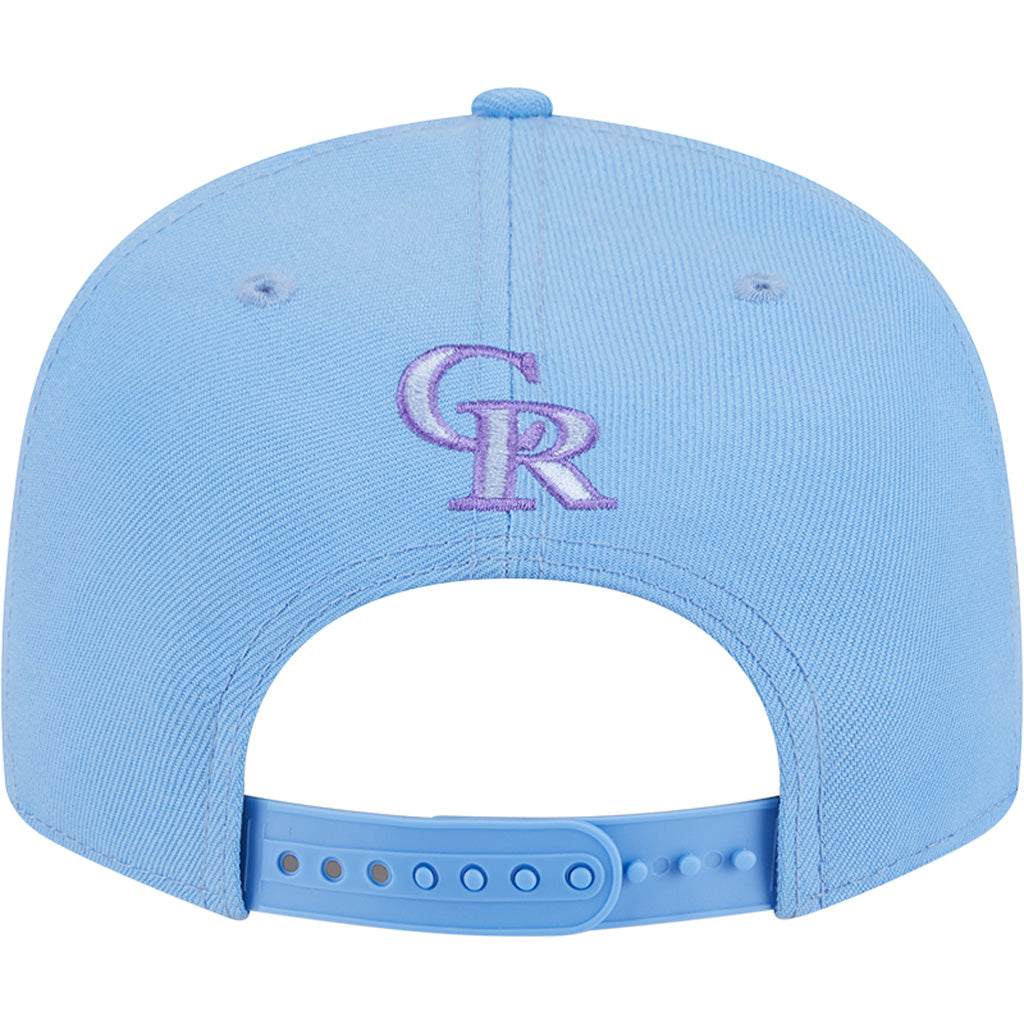 MLB Colorado Rockies New Era 2025 City Connect Fan Pack 9FIFTY Snapback Hat - Light Blue