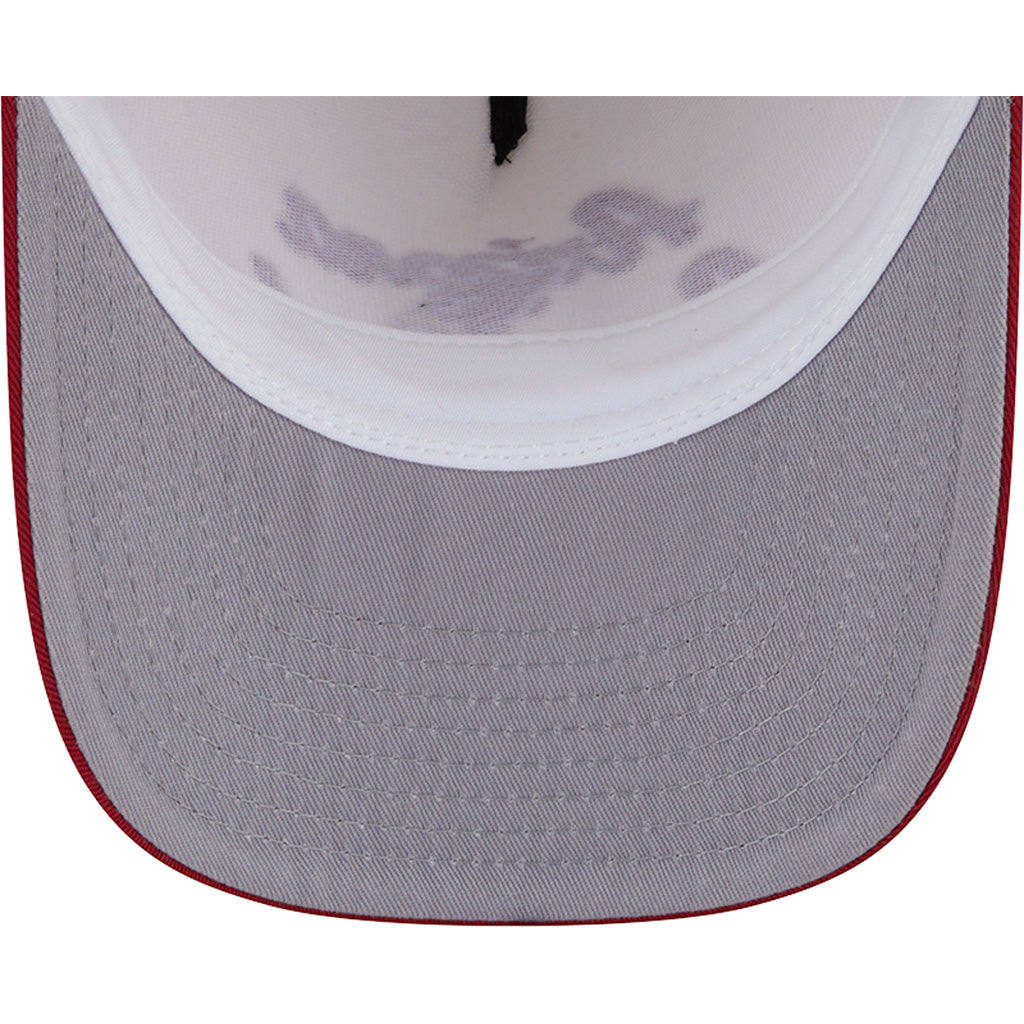 NFL Arizona Cardinals New Era Chainstitch Two-Tone 9FIFTY A-Frame Snapback Hat - Cream