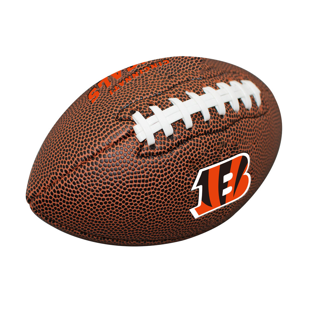 NFL Cincinnati Bengals Logo Brands Mini Composite Football - Brown