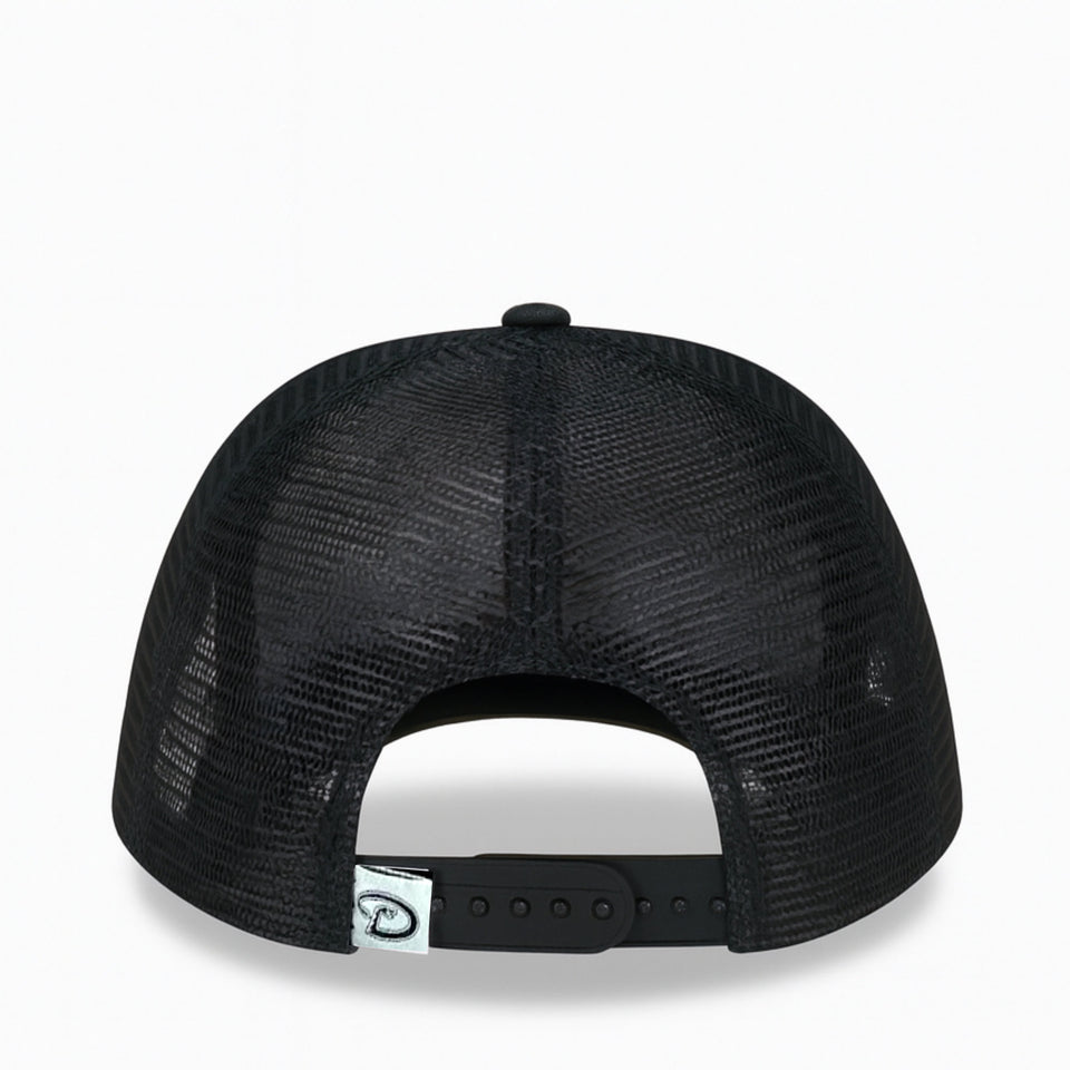 MLB Arizona Diamondbacks New Era Throwback "D" Black & White 9FIFTY Snapback Trucker Hat - Black