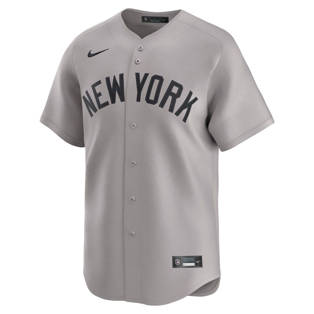 MLB New York Yankees Aaron Judge Nike Road Limited Jersey - Gray