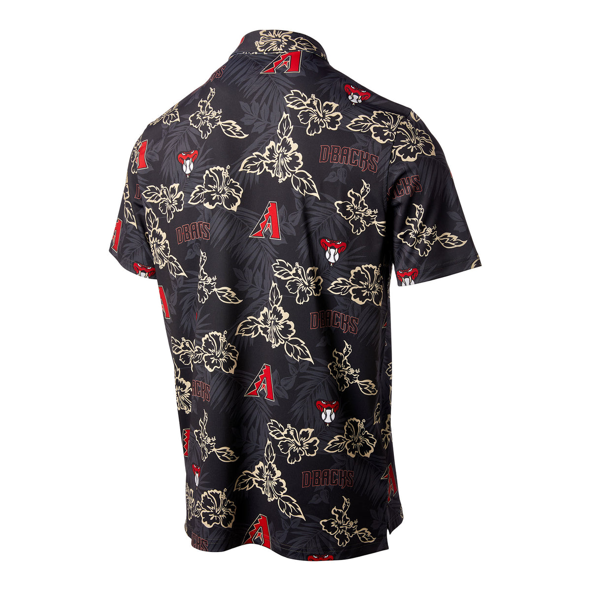 MLB Arizona Diamondbacks Reyn Spooner Floral Polo - Black