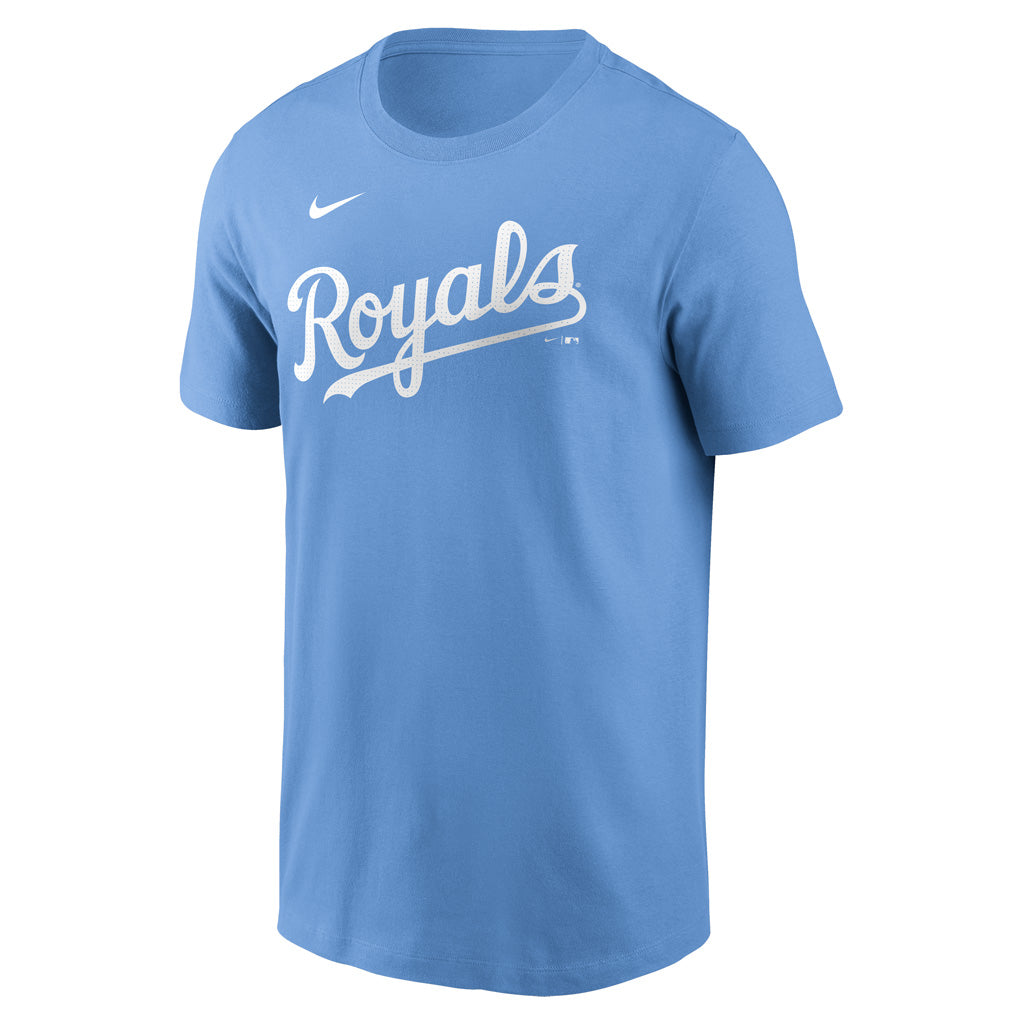 MLB Kansas City Royals Bobby Witt Jr. Nike FUSE Name & Number T-Shirt - Blue