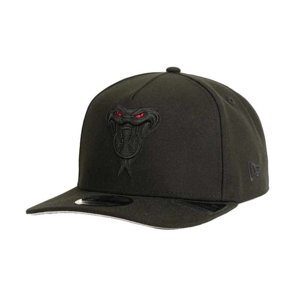 MLB Arizona Diamondbacks New Era Snakehead Red Eye 9FIFTY A-Frame Snapback Hat - Black