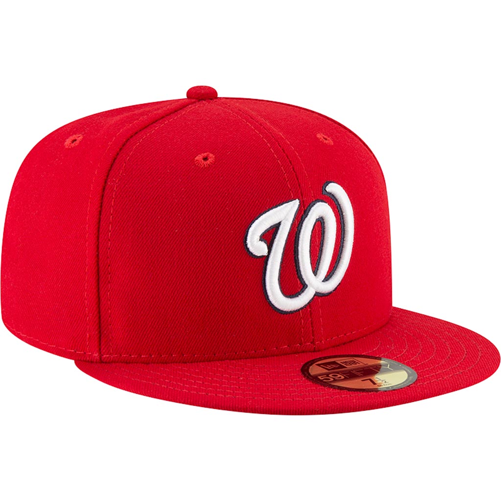 MLB Washington Nationals New Era Authentic Collection Home On-Field 59FIFTY Fitted Hat - Red