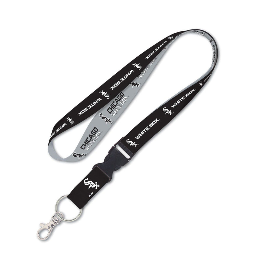 MLB Chicago White Sox WinCraft Lanyard - Black & Gray