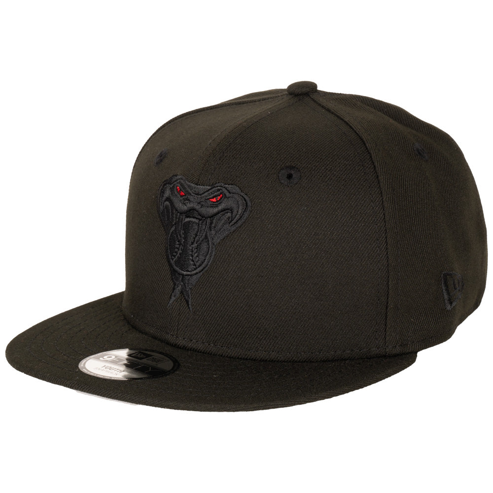 MLB Arizona Diamondbacks Youth New Era Red Eye 9FIFTY Snapback Hat - Black
