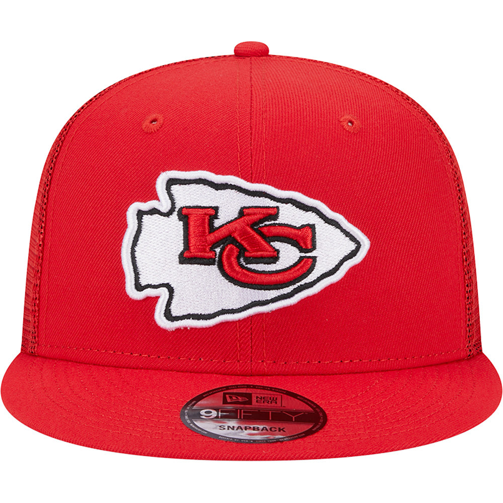 NFL Kansas City Chiefs New Era 9FIFTY Snapback Trucker Hat - Red