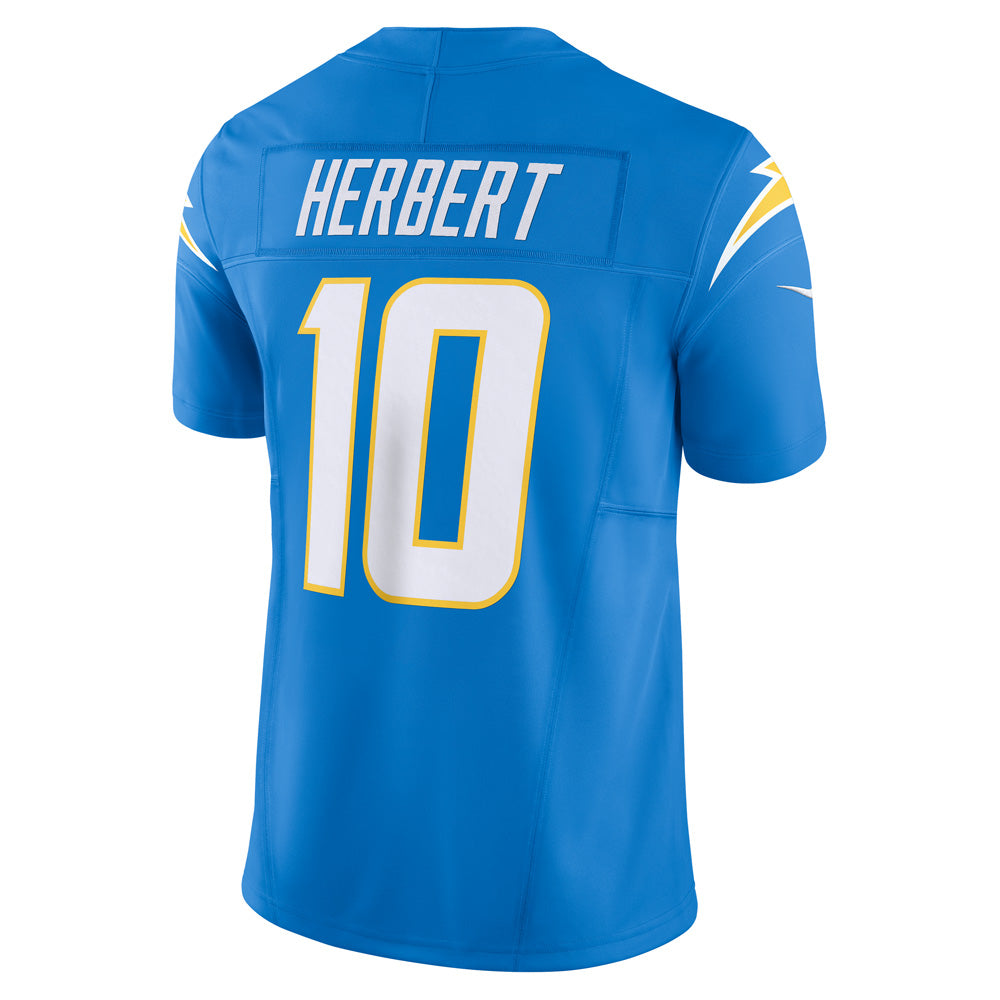 NFL Los Angeles Chargers Justin Herbert Nike Home Vapor F.U.S.E Limited Jersey - Blue