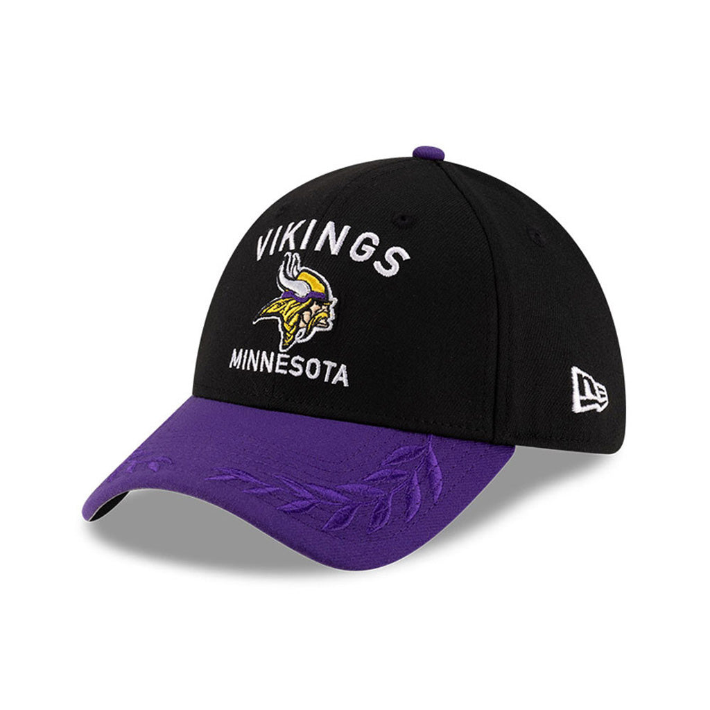 NFL Minnesota Vikings New Era 2025 Draft 39THIRTY Flex Fit Hat - Black