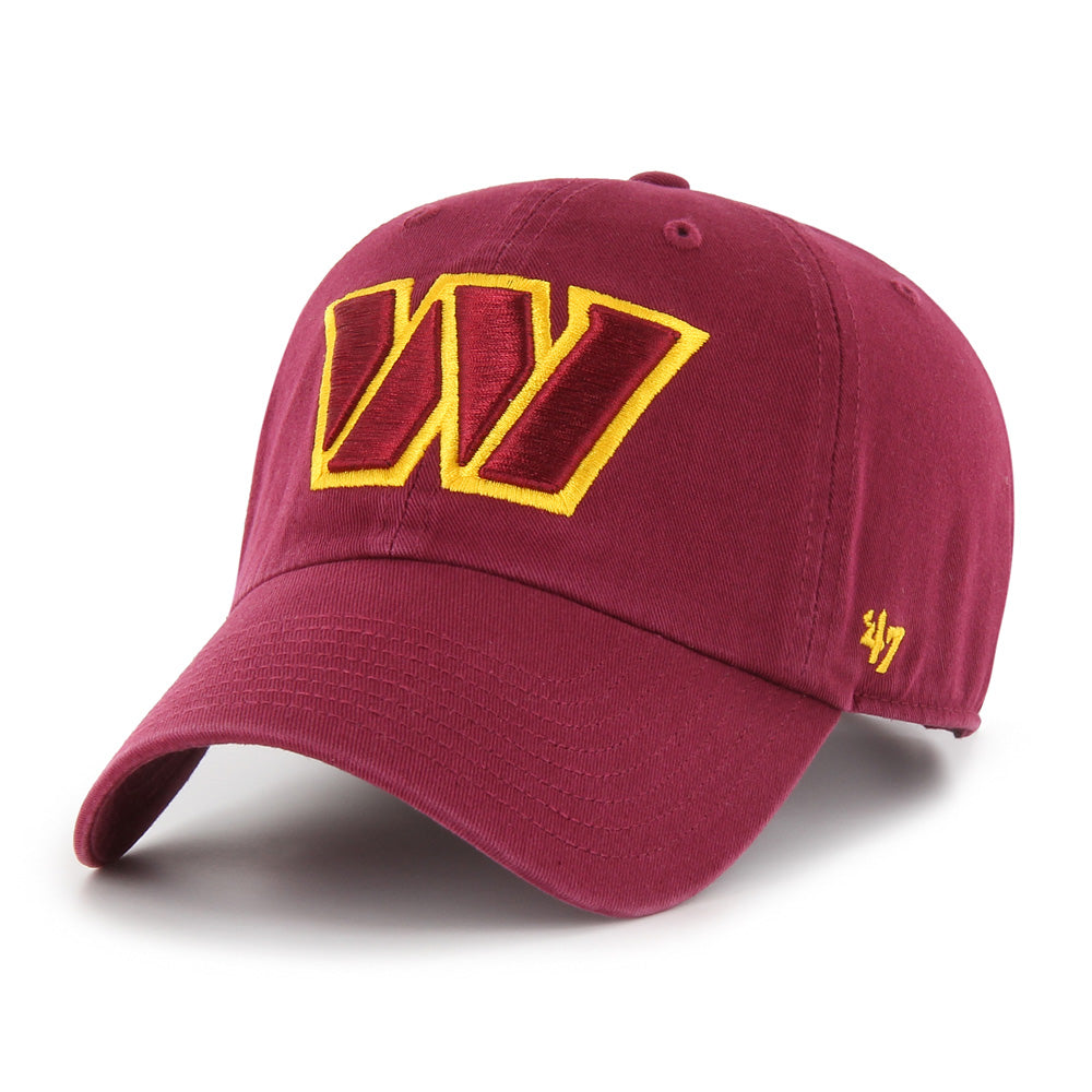 NFL Washington Commanders '47 Clean Up Adjustable Hat - Maroon