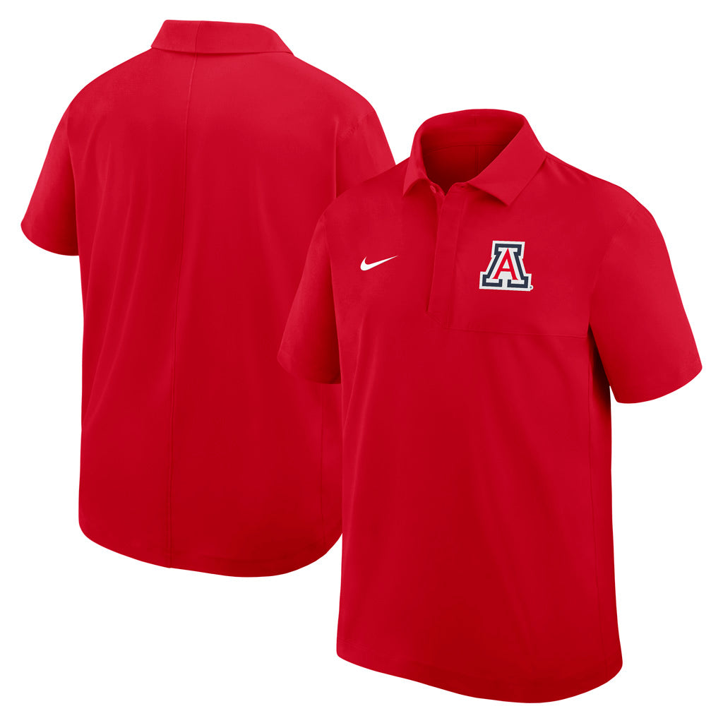 NCAA Arizona Wildcats Nike Dri-Fit Woven Polo - Red