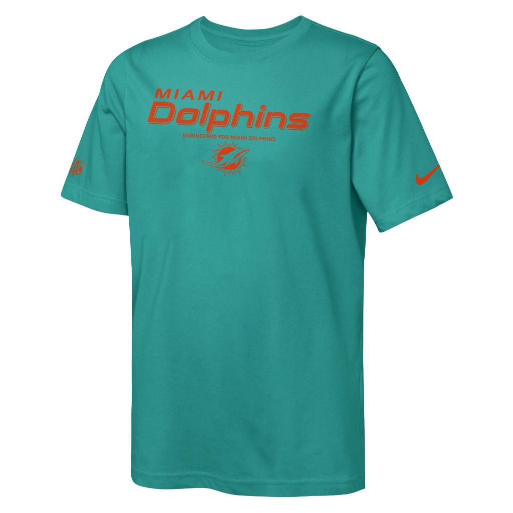 NFL Miami Dolphins Youth Nike Team Issue T-Shirt - Teal