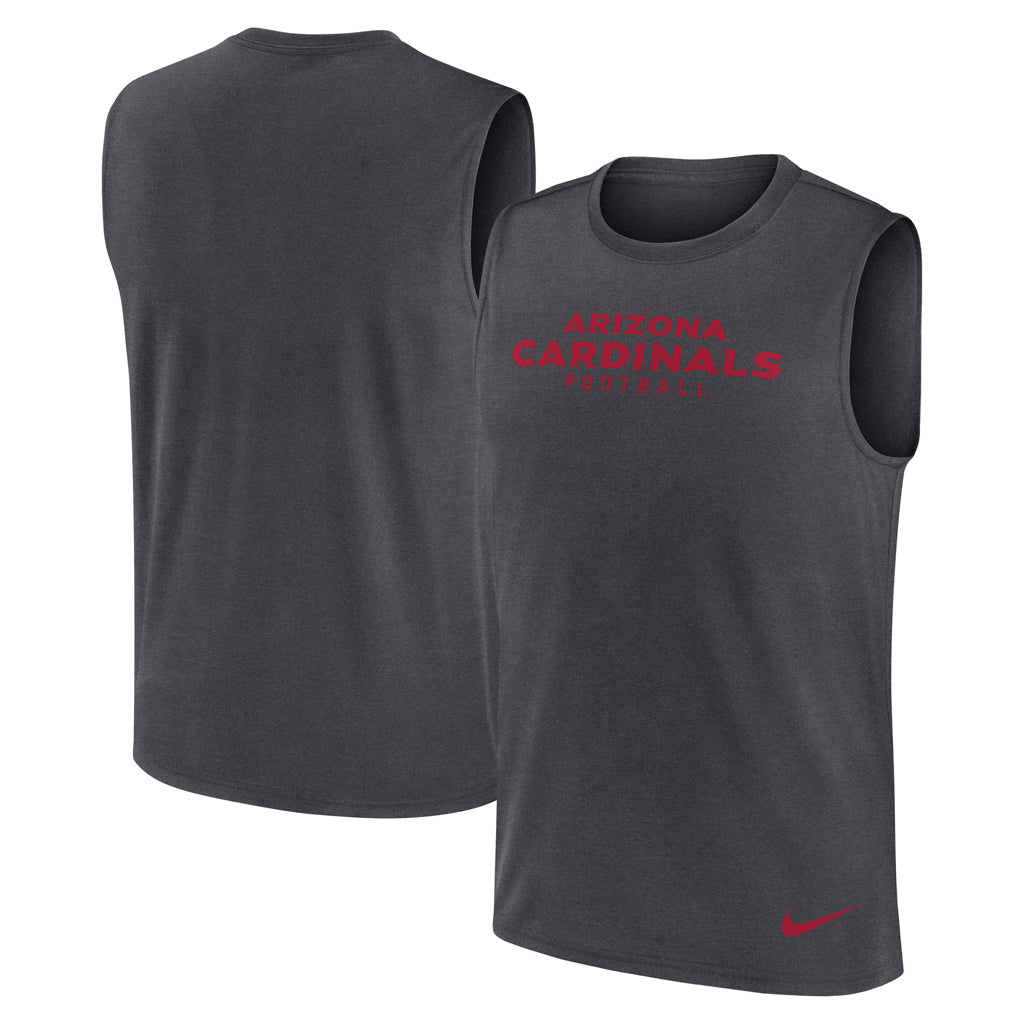 NFL Arizona Cardinals Nike Legend Muscle Tank Top - Charcoal