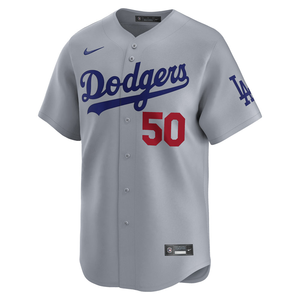 MLB Los Angeles Dodgers Mookie Betts Nike Road Limited Jersey