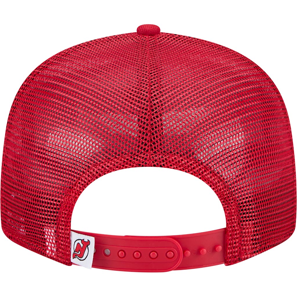 NHL New Jersey Devils New Era 9FIFTY Snapback Trucker Hat - Red