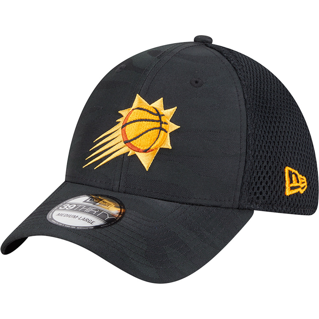 NBA Phoenix Suns New Era Black Camo 39THIRTY Flex Fit Hat - Black