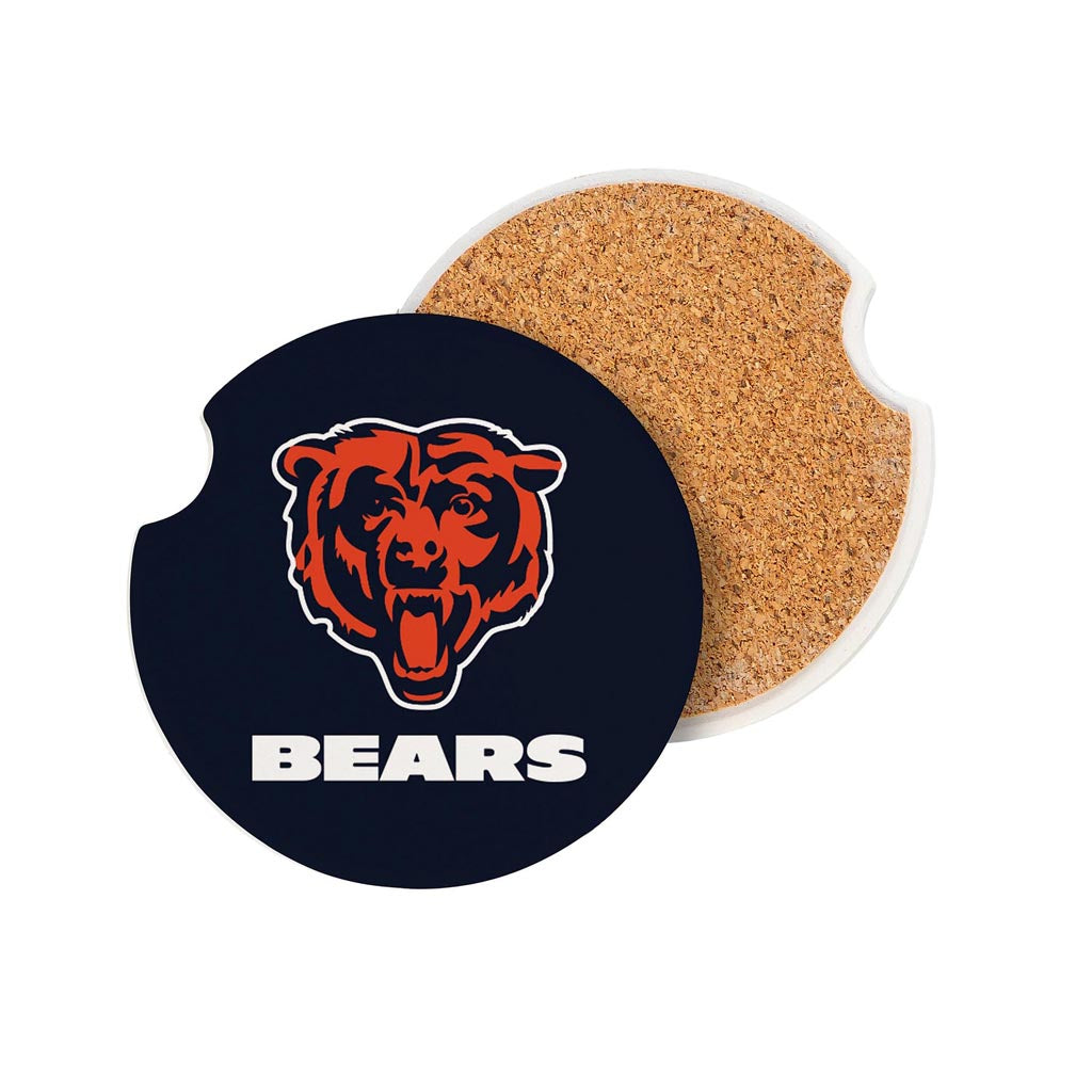 NFL Chicago Bears Evergreen 2-Pack Car Coasters