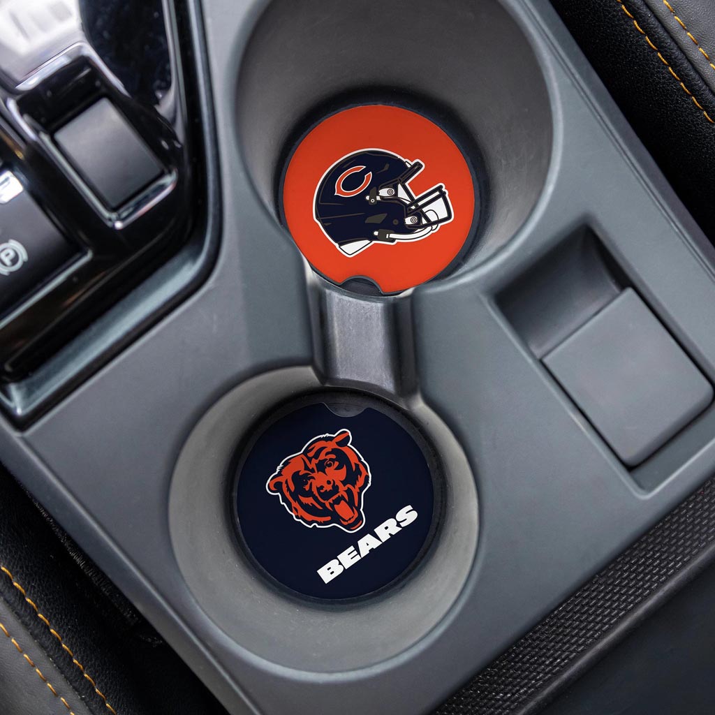 NFL Chicago Bears Evergreen 2-Pack Car Coasters