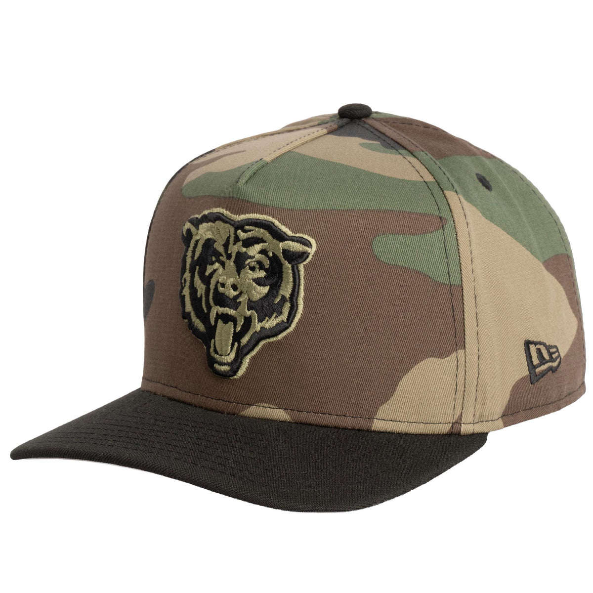 NFL Chicago Bears New Era Woodland Ops 9FIFTY A-Frame Snapback Hat- Camo