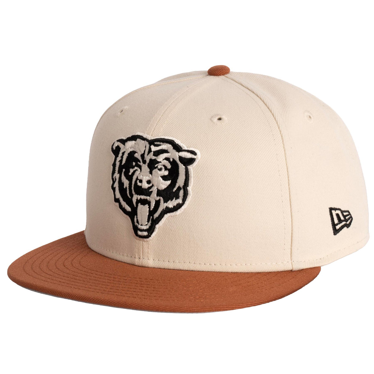 NFL Chicago Bears New Era Fieldstone 9FIFTY Snapback Hat- Light Cream