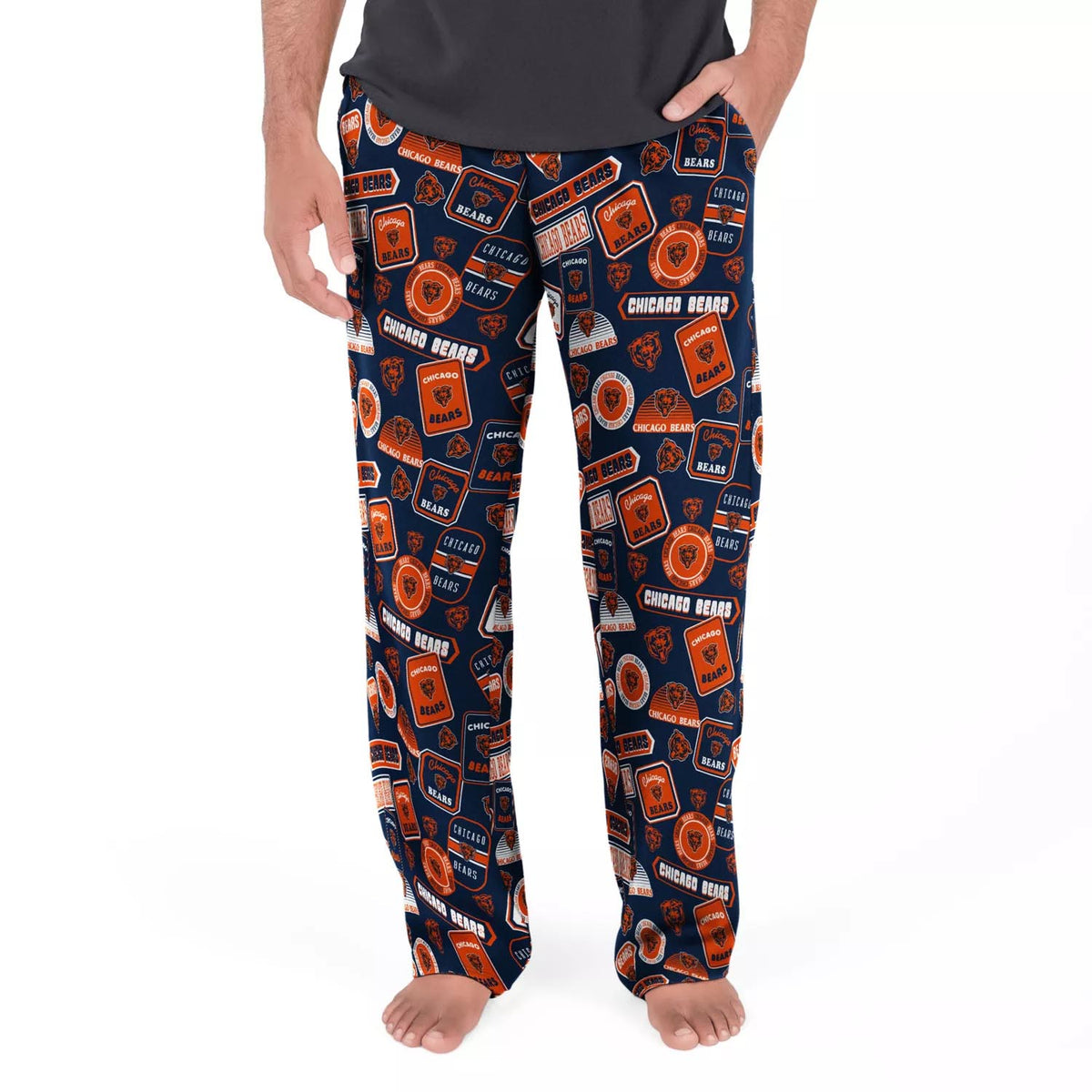 NFL Chicago Bears Concepts Sport Grady Pajama Pant- Navy