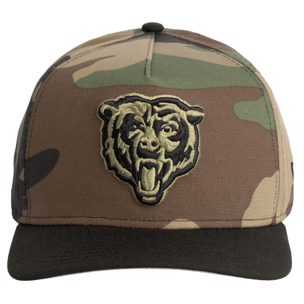 NFL Chicago Bears New Era Woodland Ops 9FIFTY A-Frame Snapback Hat- Camo